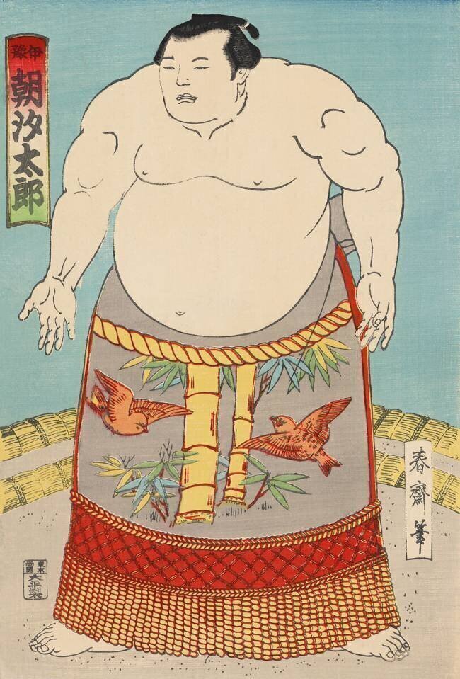 The Sumo Wrestler Asashio Taro anonymous