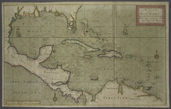 Trading map of the West Indies English School