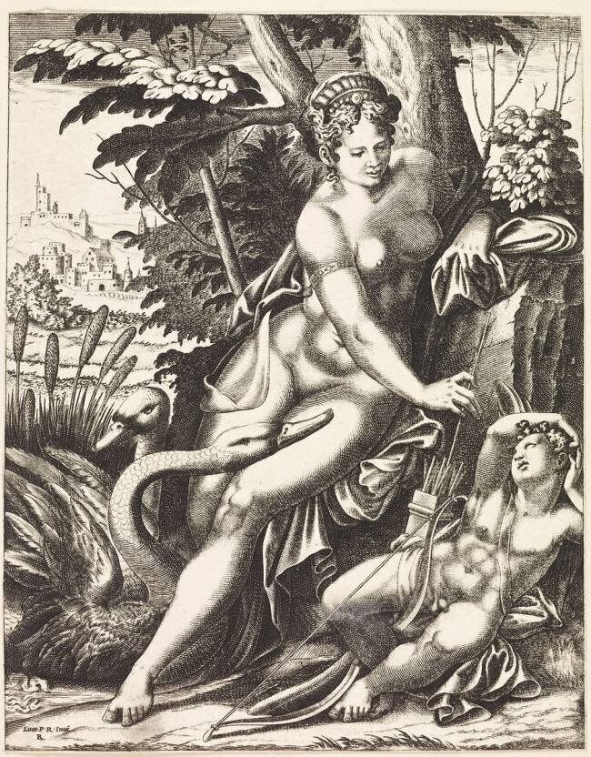 Vénus prenant une flèche René Boyvin