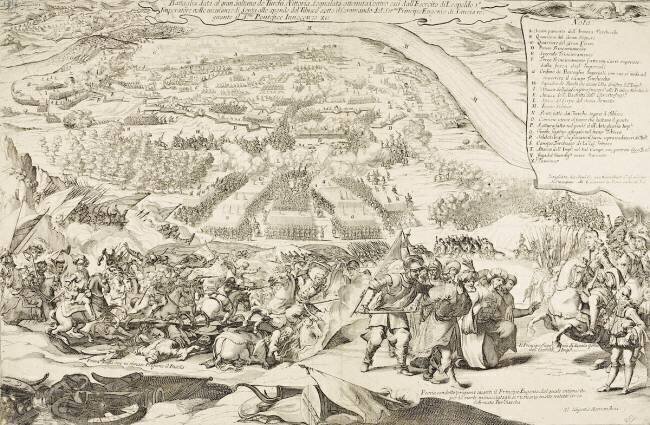 Victoire remportée par le prince Eugène de Savoie sur les Turcs anonymous