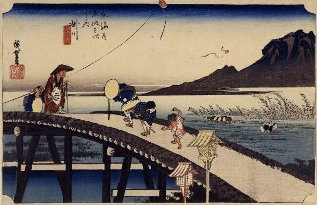 Vingt-sixième relais Kakegawa Hiroshige