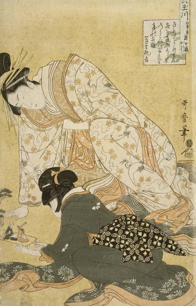 Woman and daughter Kitagawa Utamaro