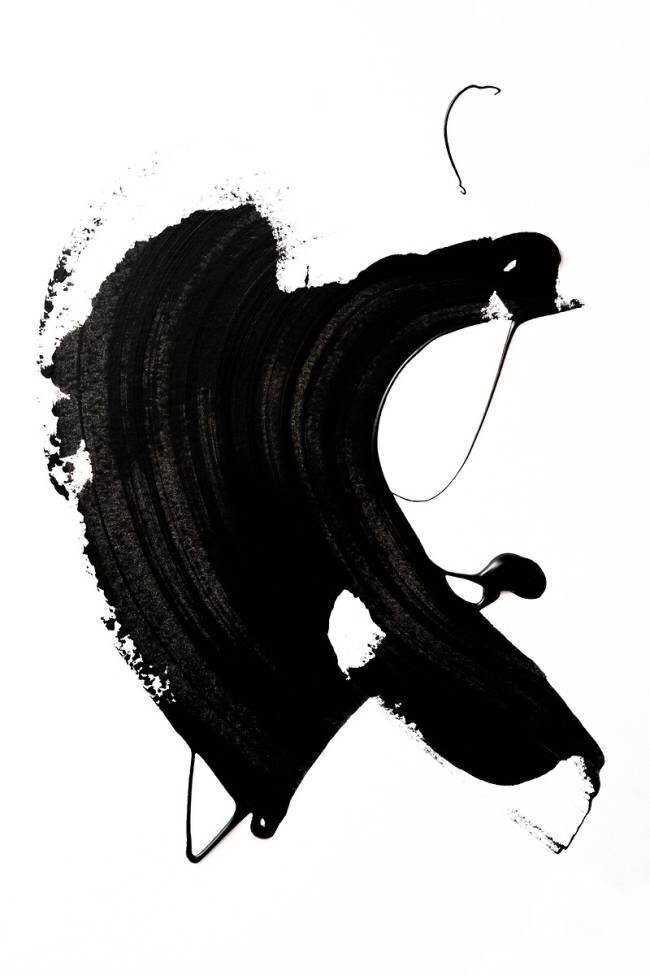 Black abstract Stroke Anastasia Sawall