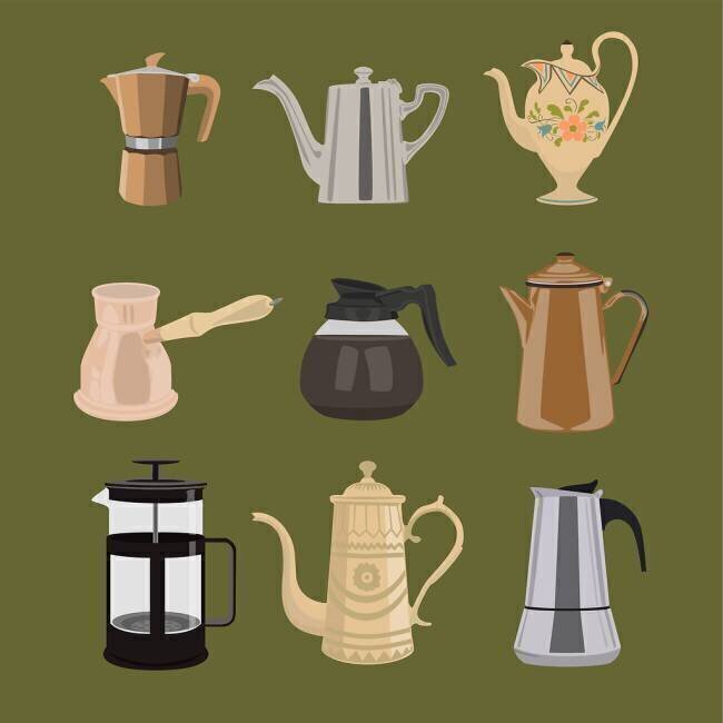 Coffee Pots Claire Huntley
