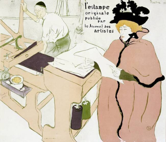 Couverture de "L'Estampe Originale" Henri de Toulouse-Lautrec