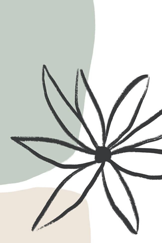 Flower Mint and Cream Anastasia Sawall