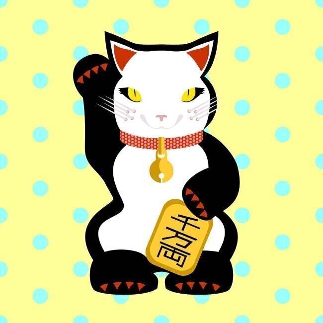 Maneki Neko Lucky Cat Claire Huntley