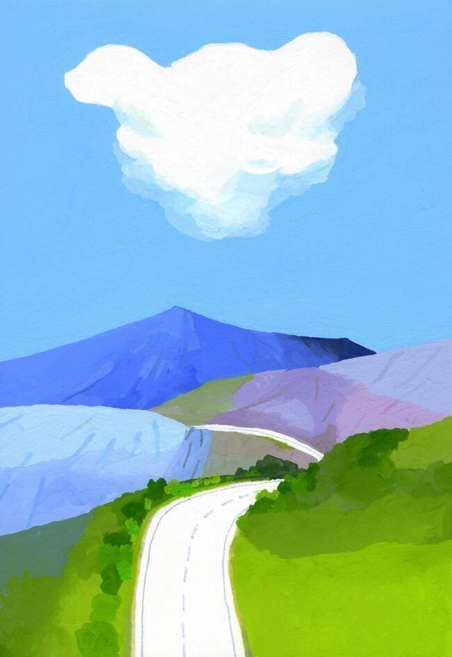 Mountain skyline Hiroyuki Izutsu
