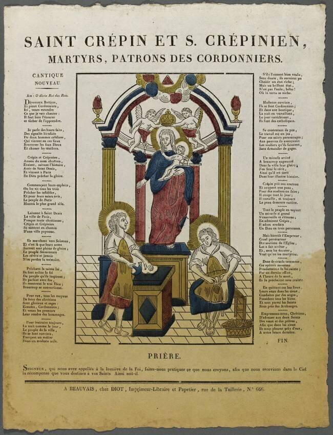 Saint Crépin et saint Crépinien, martyrs et patron des cordonniers anonymous