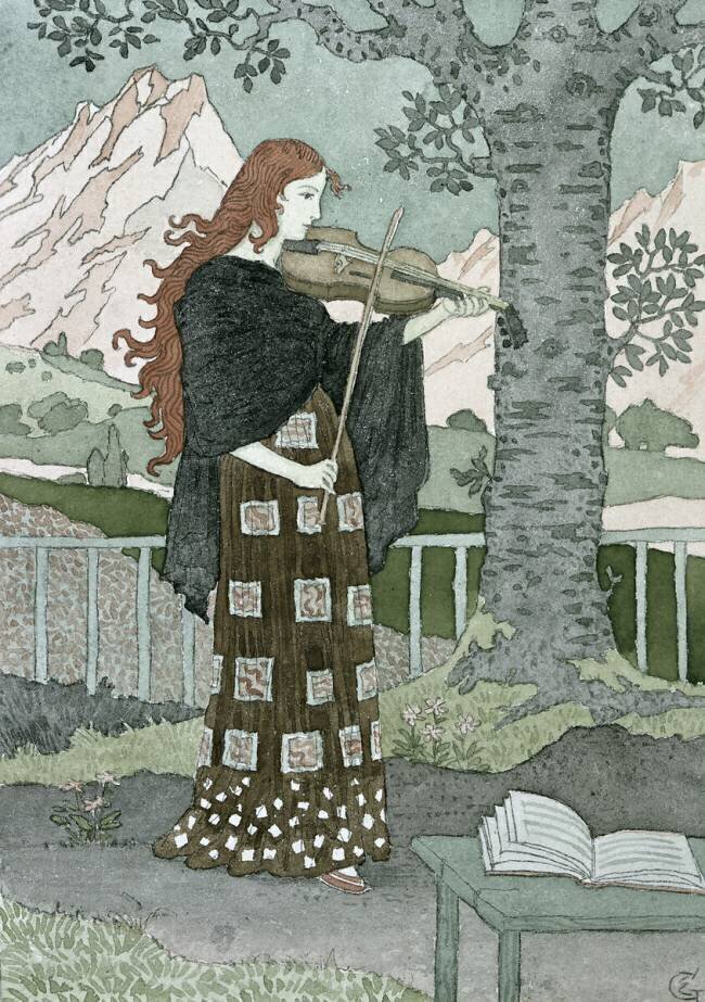 A Musician Eugène Grasset