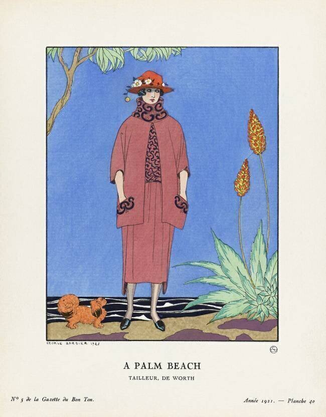 A Palm Beach George Barbier