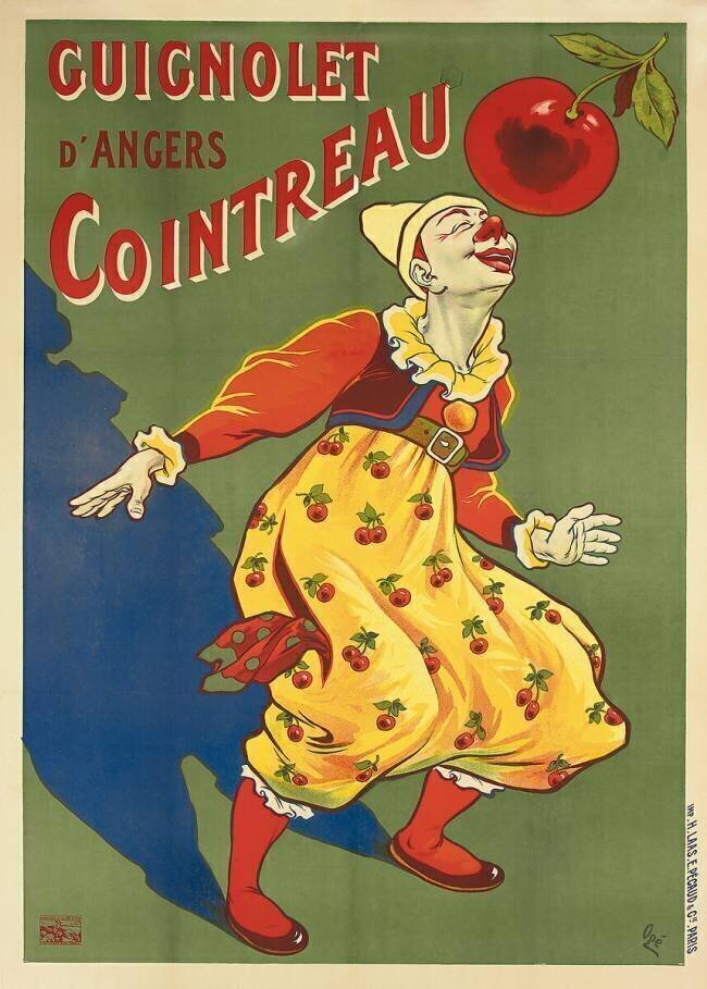 Advertising poster for Guignolet's Cointreau Eugène Ogé