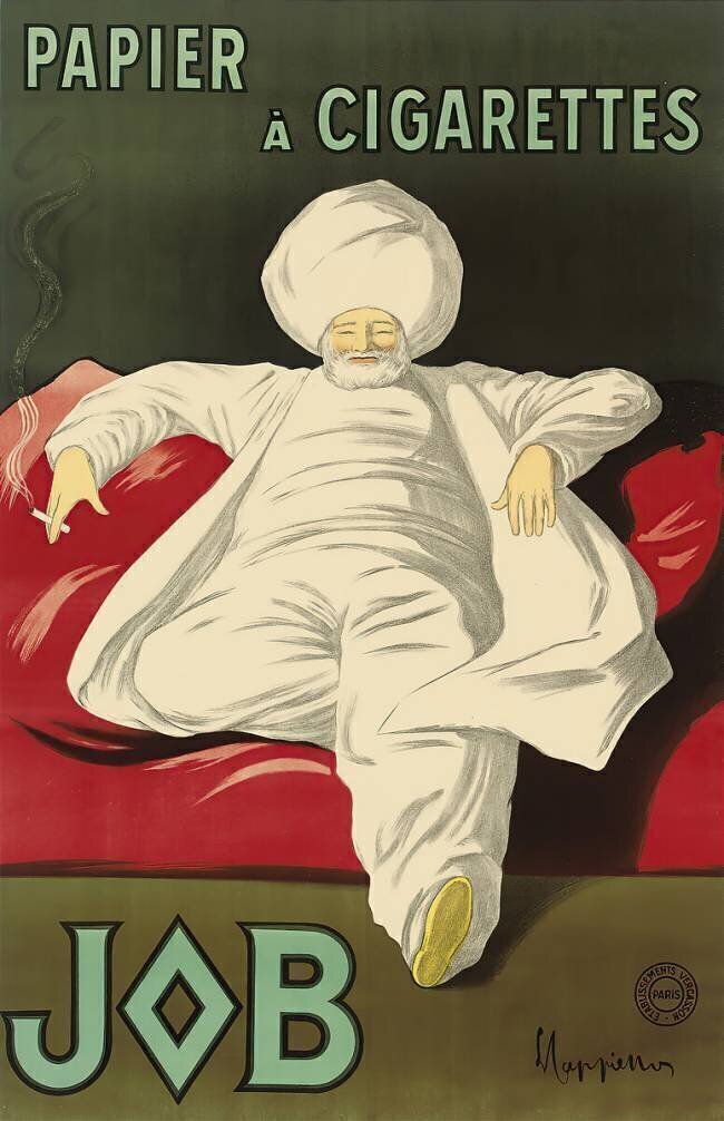 Advertising Poster for the tissue paper "Job" Leonetto Cappiello