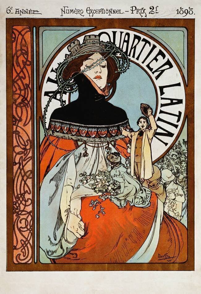 Au Quartier Latin Alfons Mucha