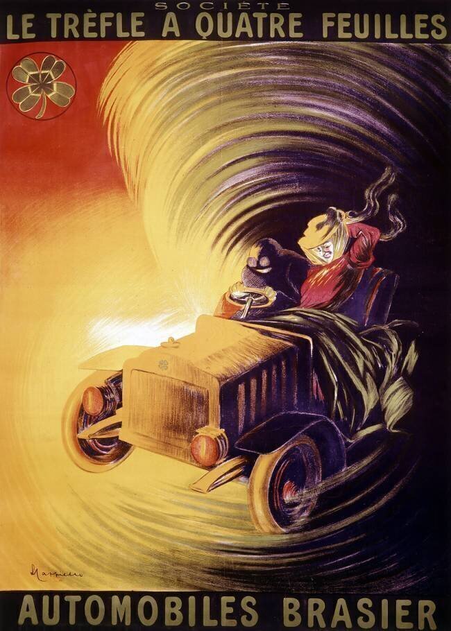 Brasier cars Leonetto Cappiello