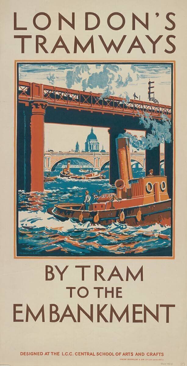 By Tram To The Embankment Herbert Kerr Rooke