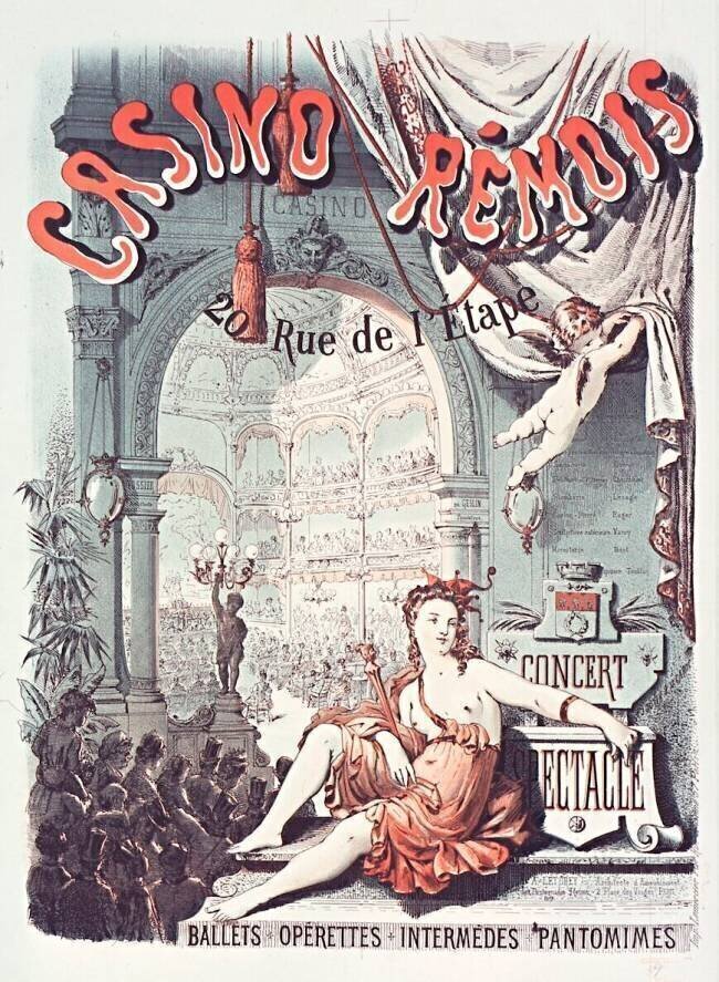 Casino rémois, 20 rue de l'Etape, Concert, Spectacle : ballets, opérettes, intermèdes, pantomimes... Jean Carot