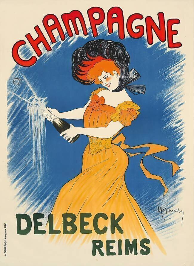 Champagne Delbeck Leonetto Cappiello
