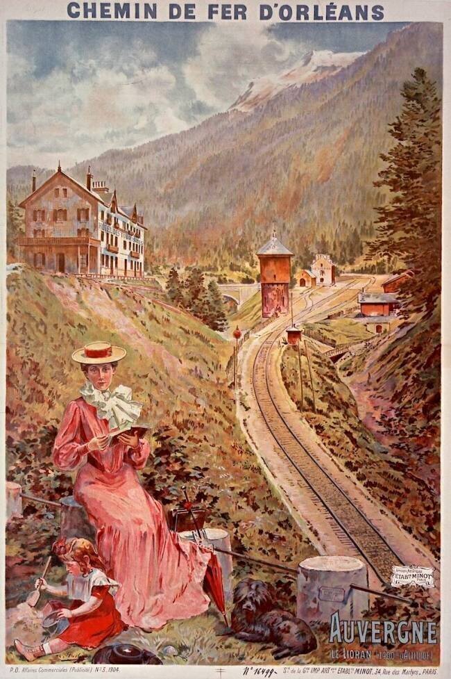 Chemin de Fer d'Orléans : Auvergne, Le Lioran Théophile Poilpot