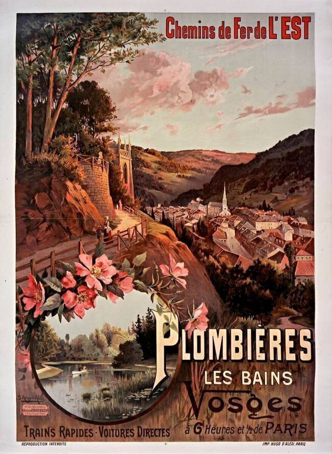 Chemins de Fer de L'Est : Plombières les Bains  Hugo d'Alesi