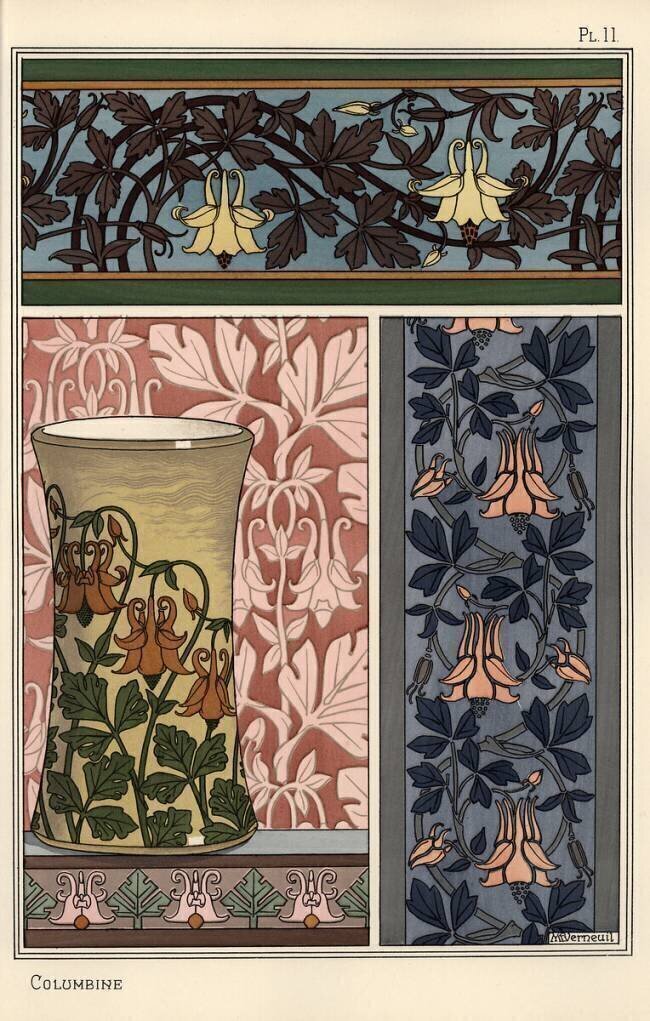 Columbine Eugène Grasset