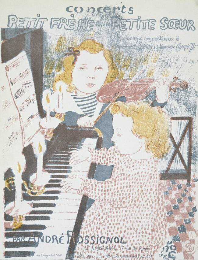 Concerts for the little brother and sister Maurice Denis