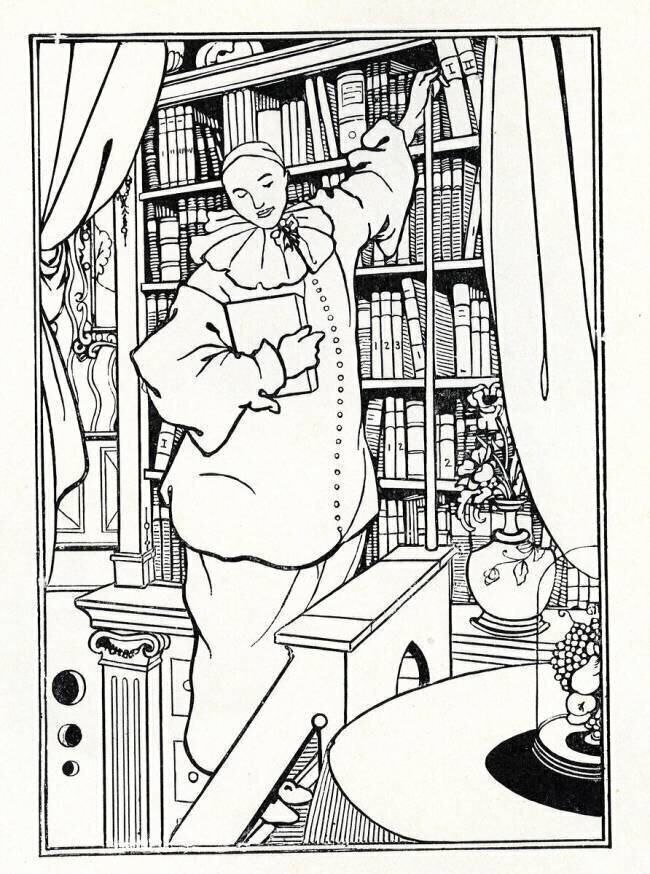Cover of 'Pierrot' Aubrey Beardsley