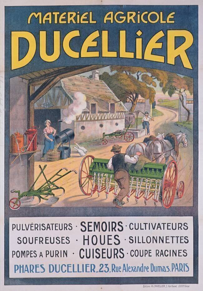 Ducellier farming equipment French School