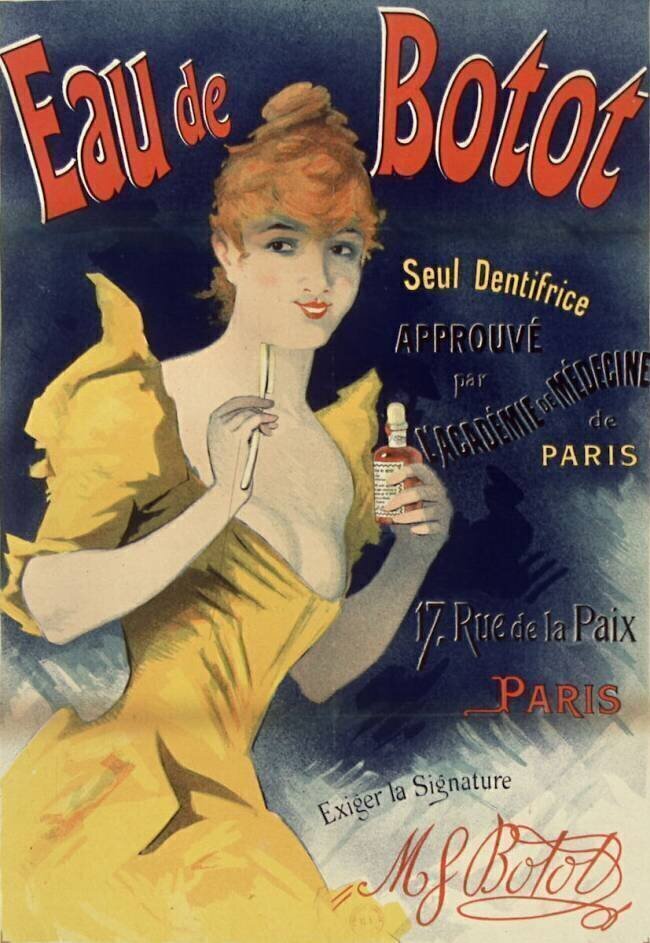 Eau de Botot, seul dentifrice Jules Chéret