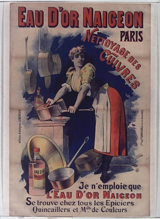 Eau d'Or Naigeon : nettoyage des cuivres... Alfred Choubrac