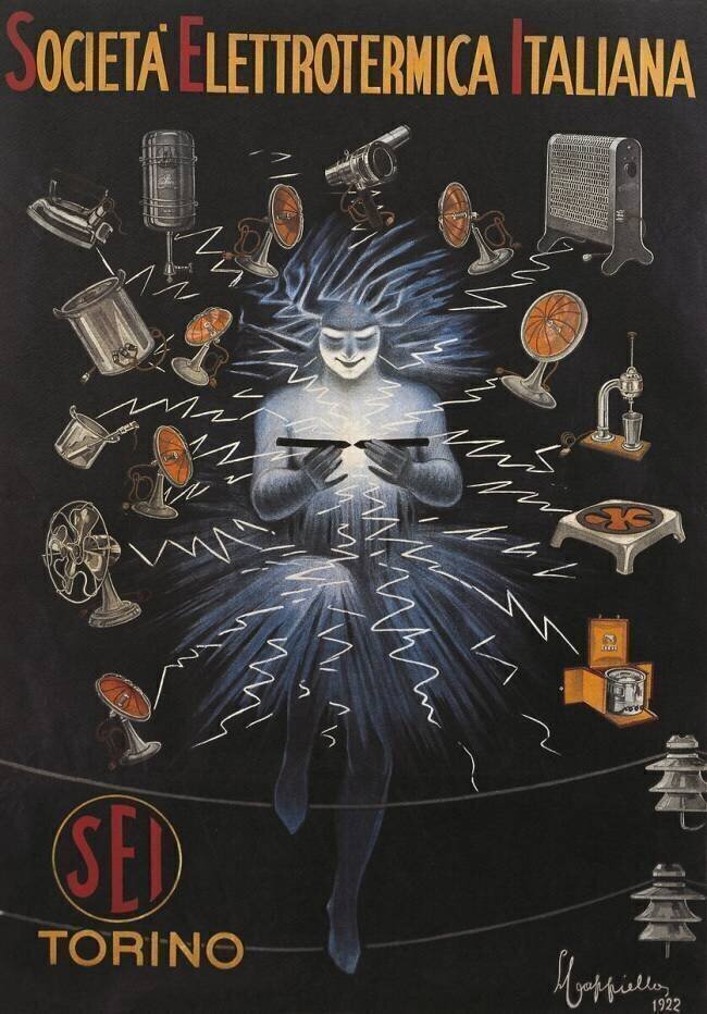 Electroheat Italian Company Leonetto Cappiello
