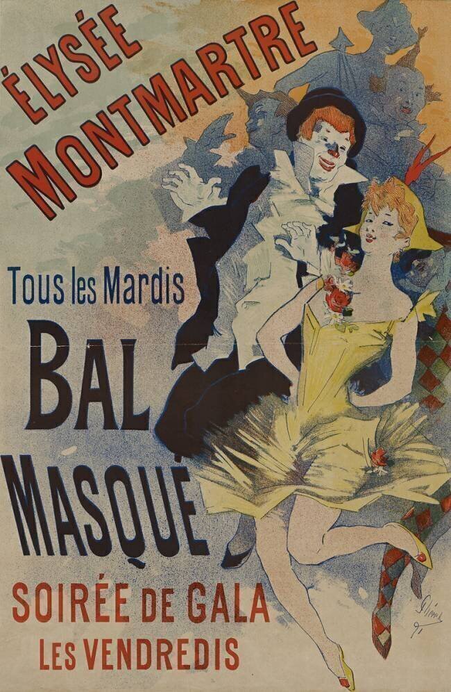 Élysée Montmartre : Bal Masqué Jules Chéret