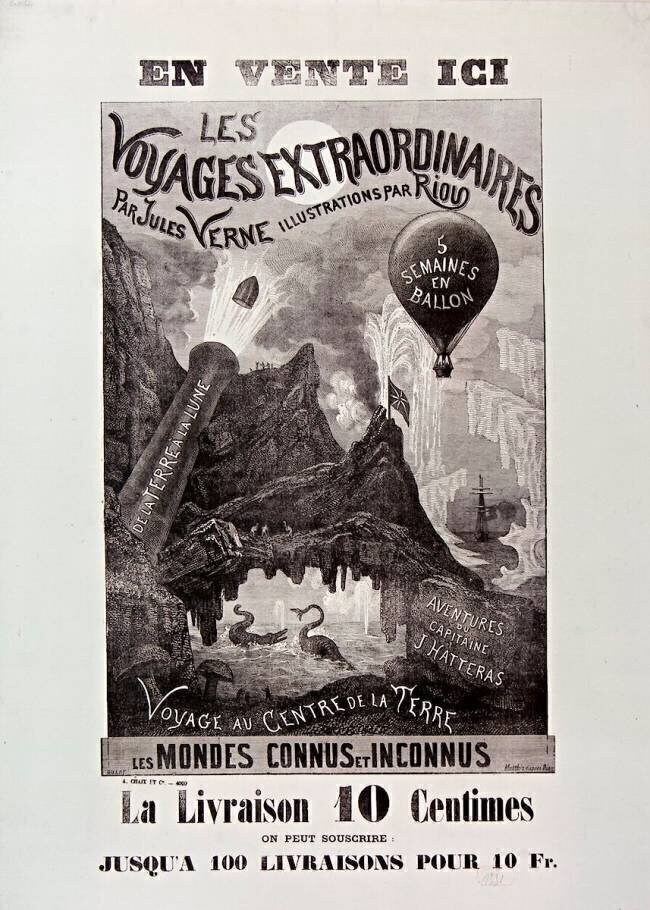 En vente ici : Les Voyages extraordinaires par Jules Verne, illustrations par Riou... Charles-Emile Matthis