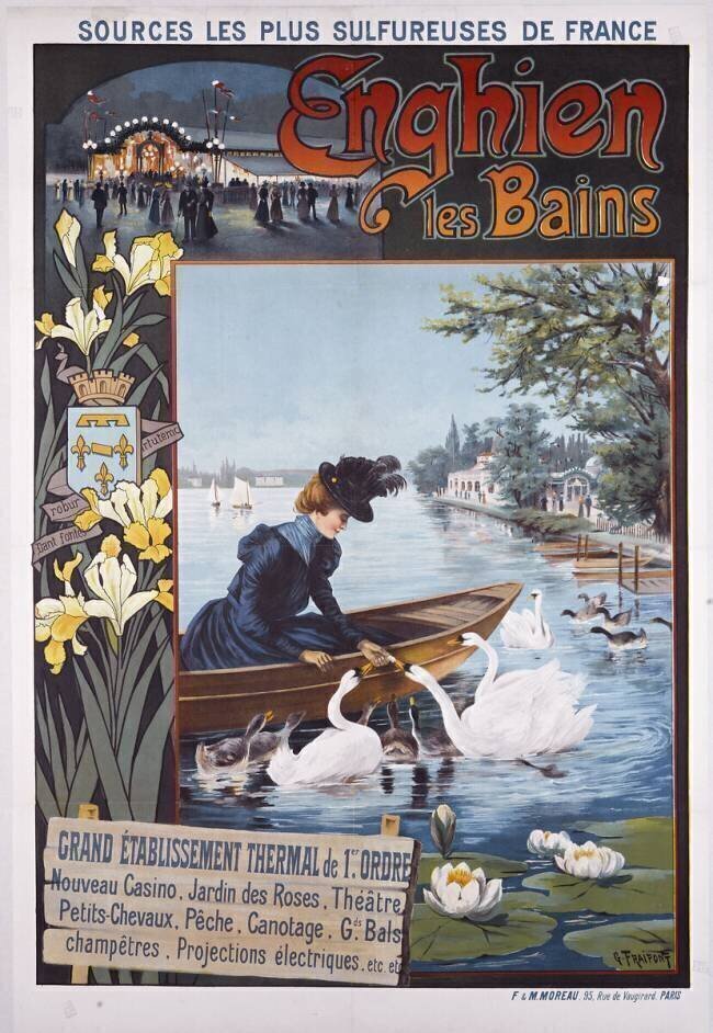 Enghien les Bains Gustave Fraipont