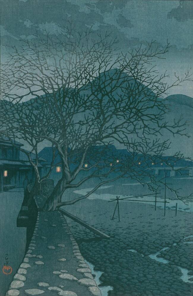Evening in Beppu Hasui Kawase