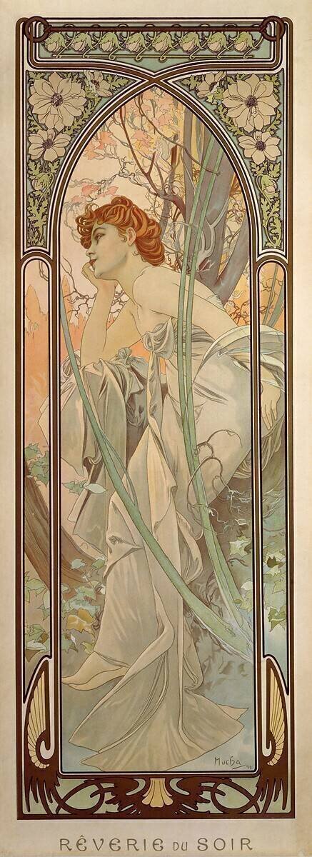 Evening Reverie Alfons Mucha