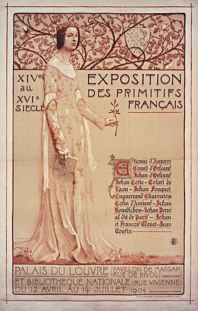 Exposition des Primitifs français XIV au XVI siècle français ..., Palais du Louvre et Bibliothèque nationale ..., 12 avril 1904. Auguste François-Marie Gorguet
