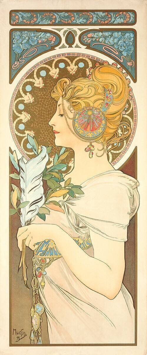 Feather Alfons Mucha