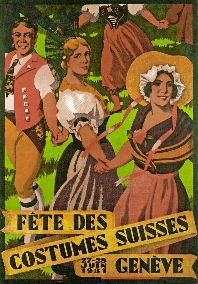 Fête des Costumes Suisse Jules Courvoisier