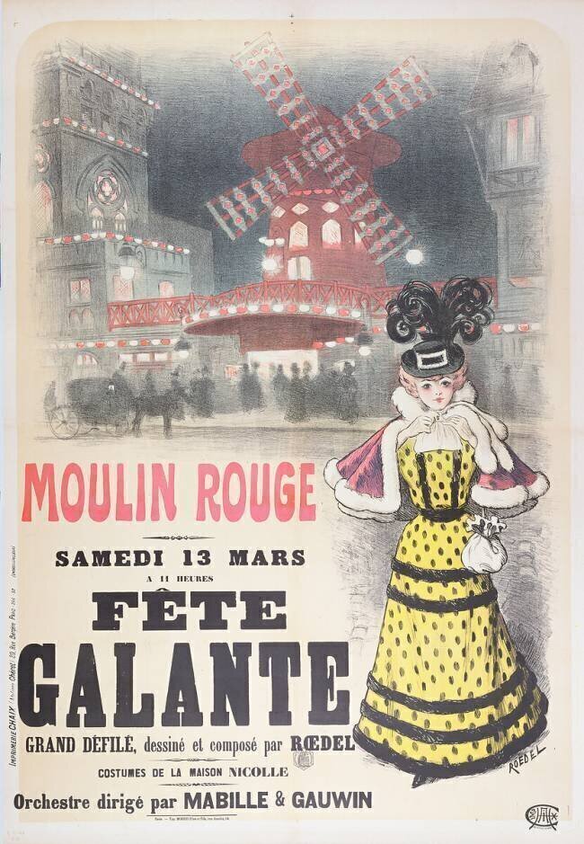 Fête Galante at the Moulin Rouge Roedel