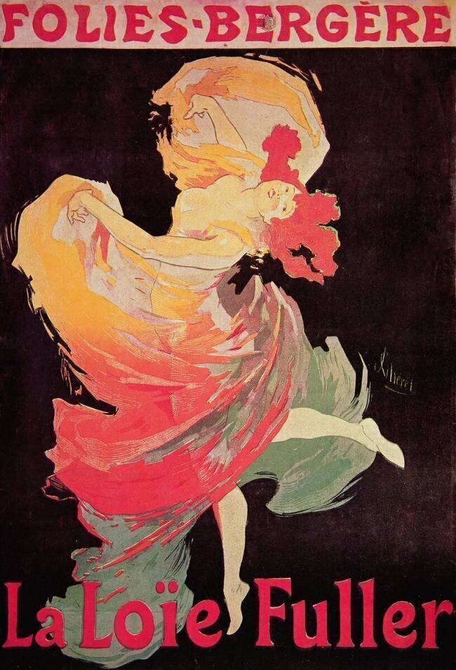 Folies Bergère. La Loïe Fuller Jules Chéret
