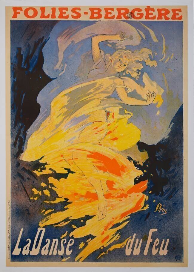 Folies-Bergère : La danse du feu Jules Chéret