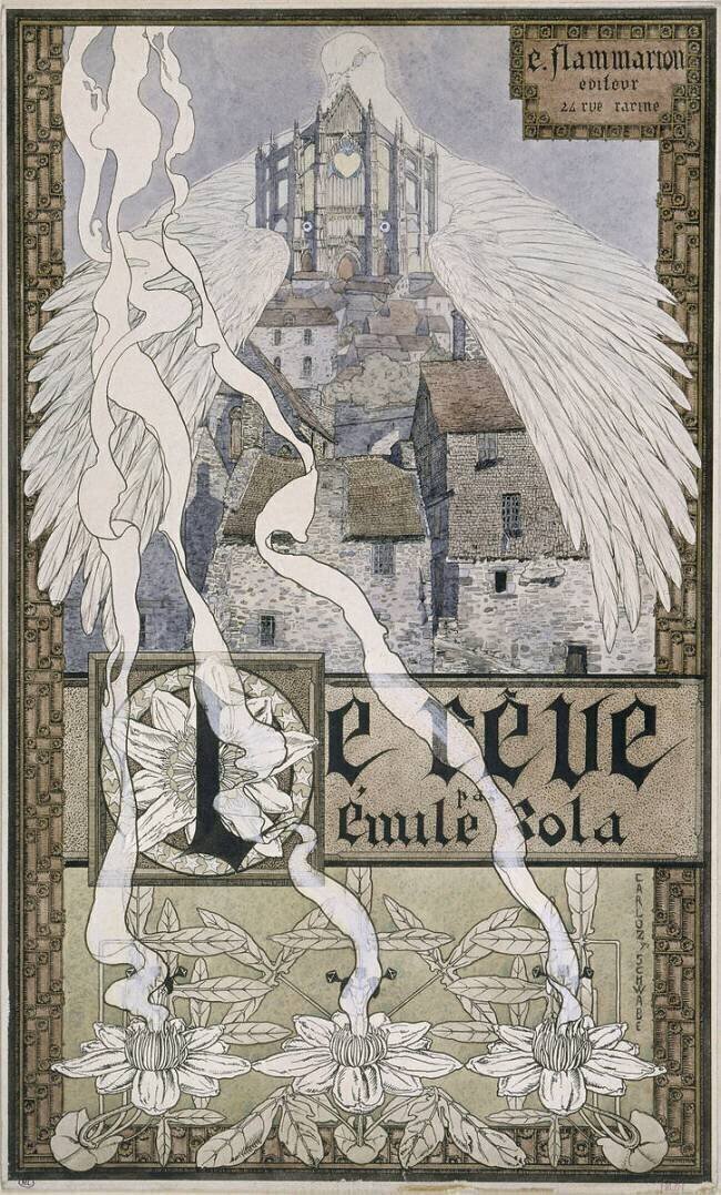 Frontispice pour "Le Rêve" de Zola Carlos Schwabe