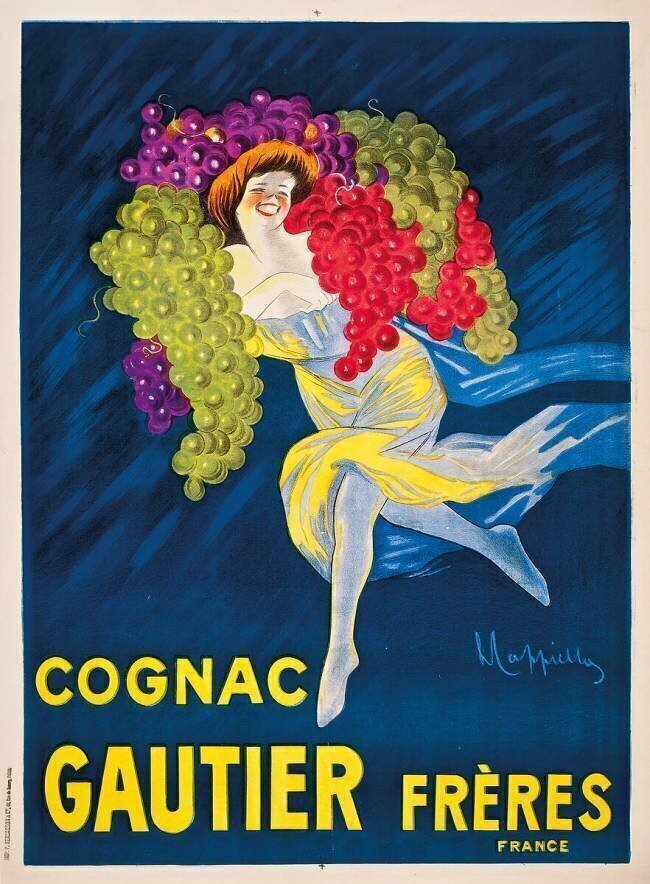 Gautier Frères cognac Leonetto Cappiello