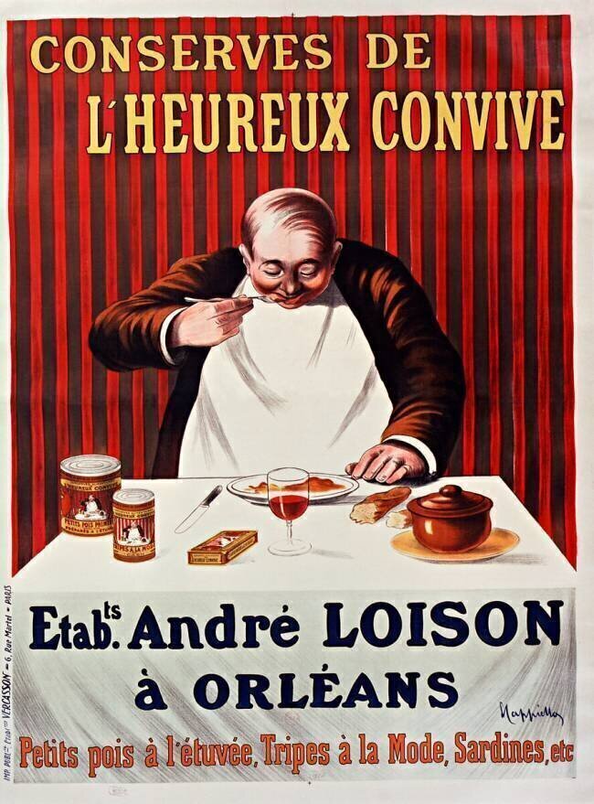 Happy guest preserves Leonetto Cappiello