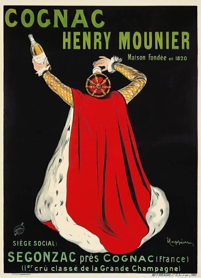Henri Mounier Cognac Leonetto Cappiello