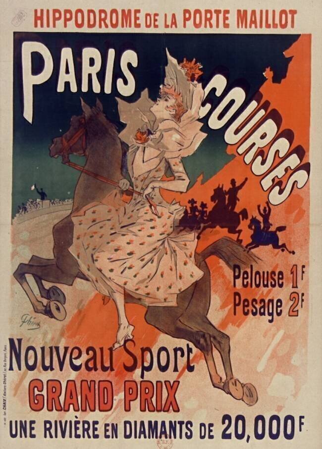 Hippodrome de la Porte Maillot Jules Chéret