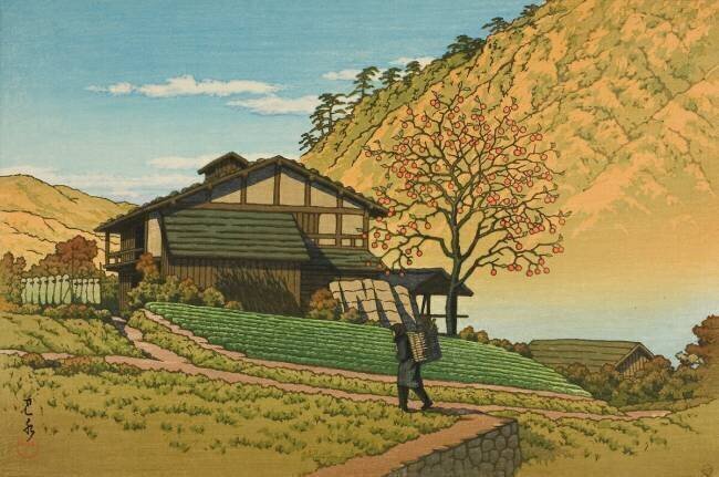Kawarahata, Gunma Prefecture (Kawarahata (Gunma ken)) Hasui Kawase