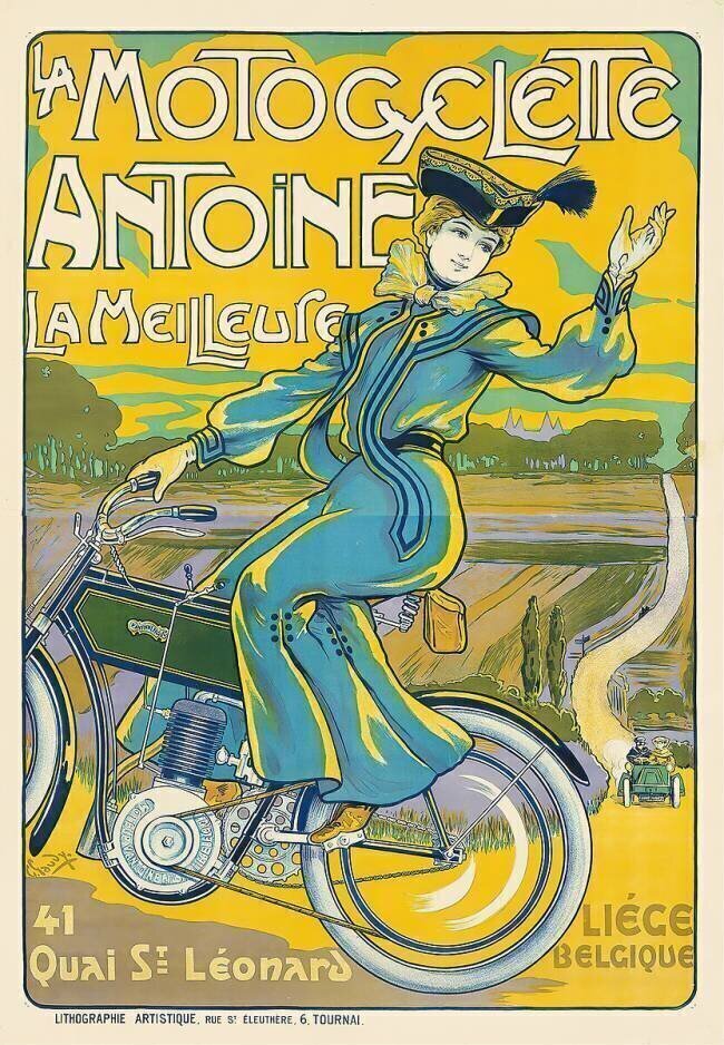 La Motocyclette Antoine Georges Gaudy
