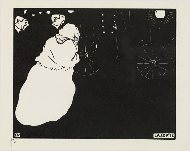 La Sortie Félix Vallotton